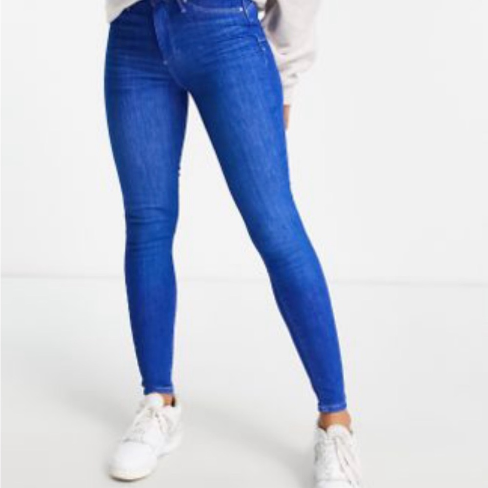 River Island Blue Skinny Jeans with Stretch Fit